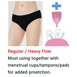 Demifill Teen Girls Period Panties Juniors First Period Starter Underwear Soft Briefs 8-10Years