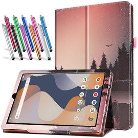 elitegadget Case for Onn 7 Inch Tablet (2024 Model) Gen 4 - Slim Lightweight Folio PU Leather Folding Stand Cover Case + 1 Random Stylus (Forest Dusk)