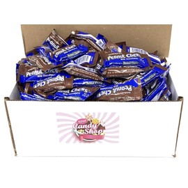 SECRET CANDY SHOP Goldenberg's Peanut Chews Original Milk Chocolate Bars Candy in Box, 1.5Lb (Individually Wrapped)