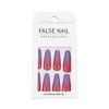 Brishow Coffin False Nails Long False Nails Gradient Ballerina Acrylic