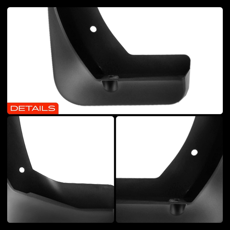 Frankberg 4x Splash Guards Mud Flaps Compatible with Golf VII