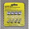 Set of Plastic License Plate Caps and Stainless Steel Screws
