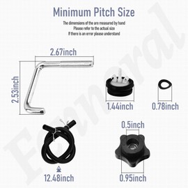 114-3779 & 136-7130 &107-3844 Snow Blower Handle Bolt Kit Compatible with Toro 21" Power Clear and 24" SnowMaster Snow Blowers