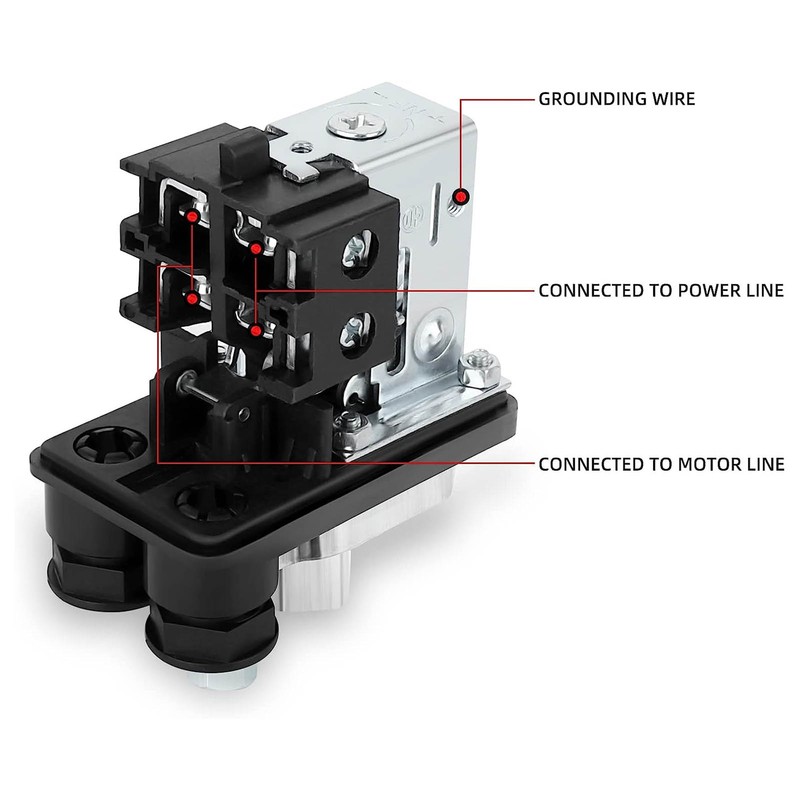 Automatic Pressure Switch 3 in 1 Quick Connector Accurate Control