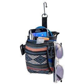 High Road DriverPockets Car Phone Holder Air Vent Pouch and Front Seat Organizer with 3 Pockets, Hanging Hooks and Charging Port (Southwest)