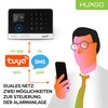 HUXGO® HXA003 Wireless Alarm System Set WiFi + GSM 4G