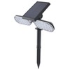 Solar Motion Sensor Wall Light 2 Heads IP65 Waterproof High