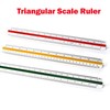 1 Pc Triangular Scale Ruler Architectural Scale Ruler for Architects,