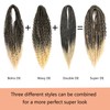 Double Ended Dreadlock Extensions 0.6CM Diameter Synthetic Hair 24Inch 20Strands