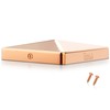 Solid Copper Heavy Duty Post Caps 5.5 x 5.5 for
