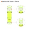 sourcing map 15pcs Small Cylindrical Bubble Level Vials 7x26.3mm PMMA