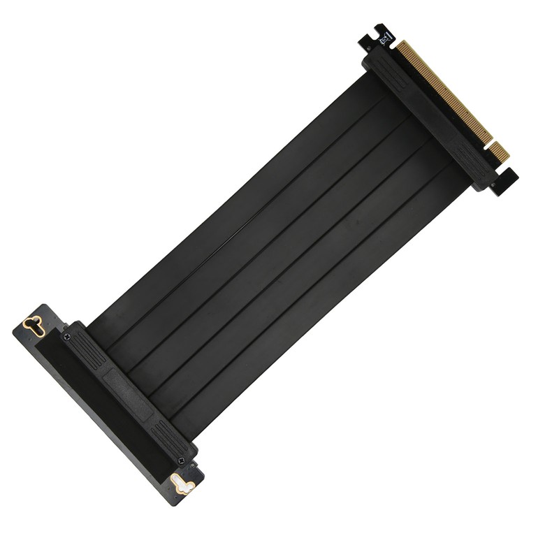 PCIE 3.0 16x Riser Cable High Speed Flexible 90 Degrees