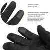 Wantalis Sticker to make gloves tactile black (10 per pack),