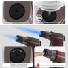 PIPITA Butane Torch Lighter Windproof Cooking Lighter, Adjustable Single Blue