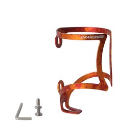 UPANBIKE Bicycle Bottle Cage Aluminum Alloy Lightweight Bottle Holder Cycling Bottle Cage for MTB Road Bike,Camouflage Red