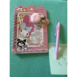 Sanrio Pink Melody Notebook & Pen Set