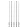 HARFINGTON 5pcs T15 Torx Bit 1/4" Hex Shank 6" Long