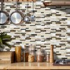Marble Pattern Wall Sticker, 12/24/48pcs Self Adhesive Peel & Stick