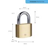 Yale Y110B/60/132/1 - Brass Padlock (60 mm) - Indoor Lock
