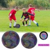 Hsthe Sea Reflective Football, Size 4, Holographic Luminous Reflective Football,