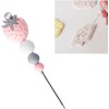 Pink Professional Pastry Scriber Needle,Cookie Biscuit Scriber Needle Strawberry Sugarcraft