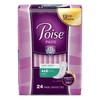 Poise Ultra Thin Pads Long Length Light Absorbency 24 Count
