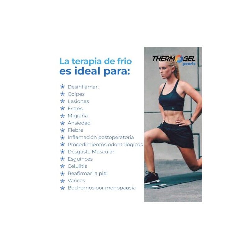Thermo Gel Pearls Compresa Térmica para Frío Grande