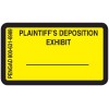 Pengad PLAINTIFF'S DEPOSITION EXHIBIT, 7/8 X 1-1/2 inches, 240 labels