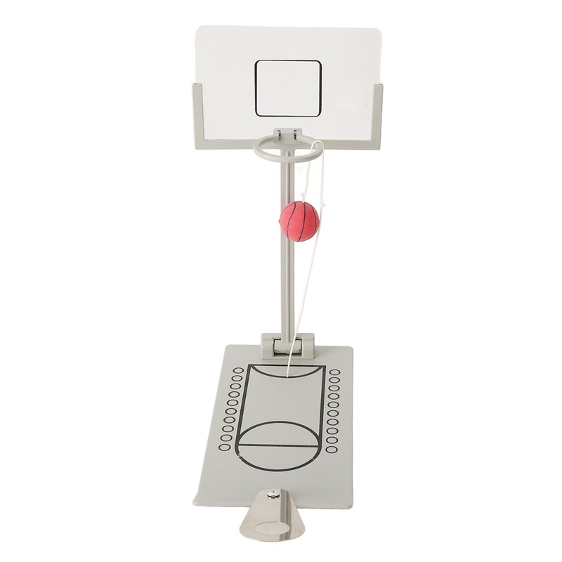 Desktop Basketball Game Foldable Reduce Pressure Aluminium Alloy Miniature Basketball