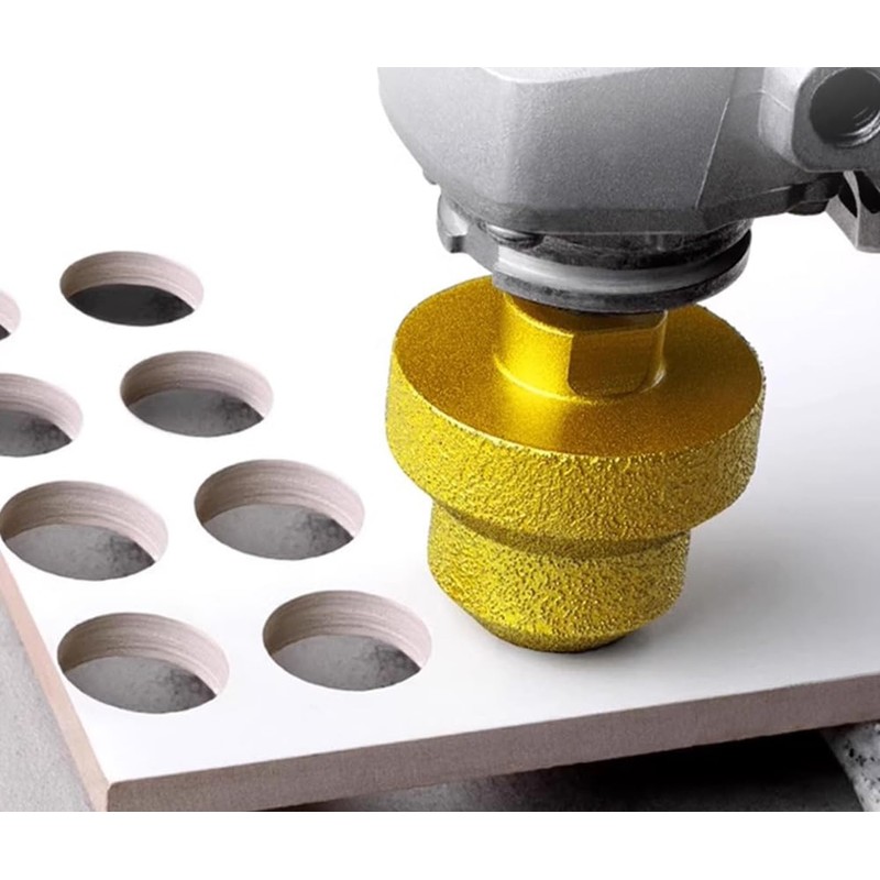 1pcs Wezxrauo Diamond Chamfer Bit for Tile, Marble & Concrete