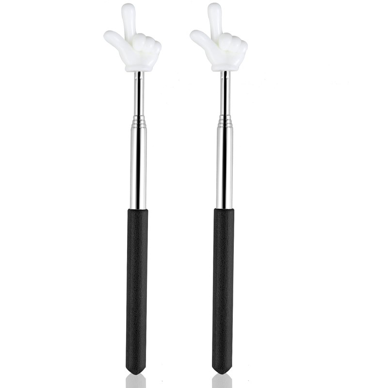 Yolev Set of 2 Pointing Stick Extendable Telescopic Teacher Pointer