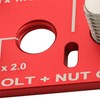 findmall 28 Nut and Bolt Thread Checker Bolt Size and