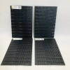 EZ-SHIM™ LOT OF 4 SHEETS OF 10 EZ-SHIM 8" ETC-2A HEAVY DUTY BLACK SHIMS