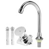 G1/2in Thread Copper Floor Mounted Foot Pedal Basin Faucet Sink