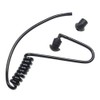 vhbw Security Sound Tube Earphones 2 x Ear Plugs Black/Transparent