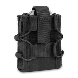 Molle Handcuff Holster, Handcuff Pouch for Duty Belt Vest, Handcuffs Holder Law Enforcement Fit for Molle Asp/Hinged/Chain/Folding Rigid Handcuffs