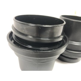 DuraVent 2 Pack Hi-Tech DuraVent 2-1/2-Inch Hose End Swivel Cuff for Dust Collection