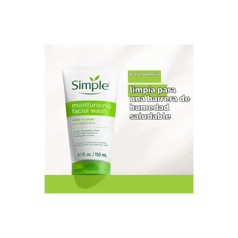 Simple Facial Wash, Moisturizing 5 oz