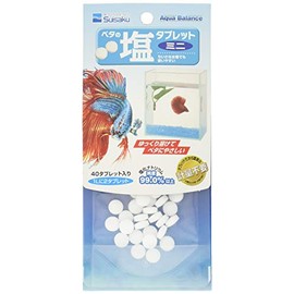 Suisaku Betta Salt Tablets, Mini, 40 Tablets