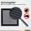 Steinberg14 Black Ventilation Grille 250 x 250 mm - Plastic