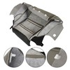 labwork Artificial Leather Driver Side Bottom Seat Cover Gray Replacement