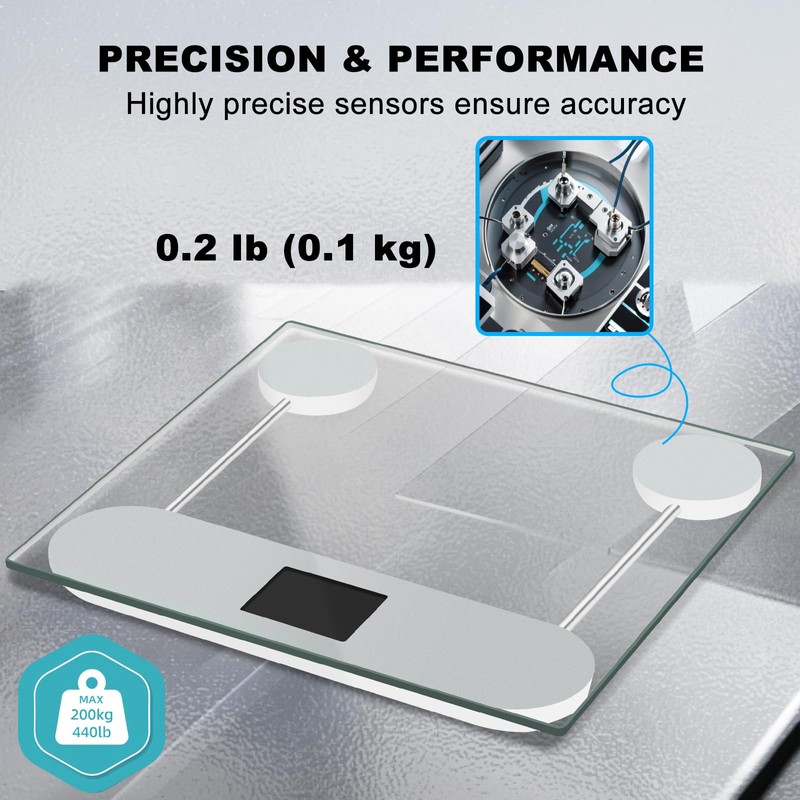 Lenporl Talking Scales for Body Weight with Pure North American
