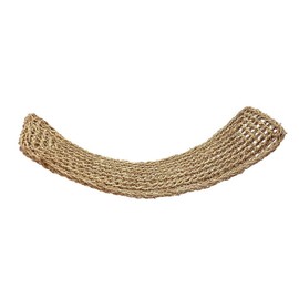 Balacoo Reptile Hammock Handmade Woven Lizard Lounger Natural Sea Grass Pet Mat with Suction Cups for Gecko Snakes Bearded Dragon Tank Accessories 75x18cm,Beige