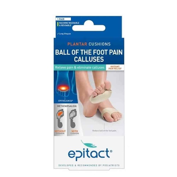 Epitact Plantur Cushions For Ball Of Foot Pain Calluses - Medium