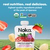 NOKA Organic Strawberry Banana Superfood Smoothie 4pk, 4.22 OZ