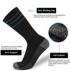 COOVAN 12 Pack Crew Socks for Men Half Cushion Moisture