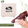 SULPO Schuhbürsten Set - weiche Rosshaar Schuhbürste, hochwertige Schuhpflege mit