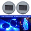 2pcs Solar LED Cup Pad Holder RGB 7 Colors Lights