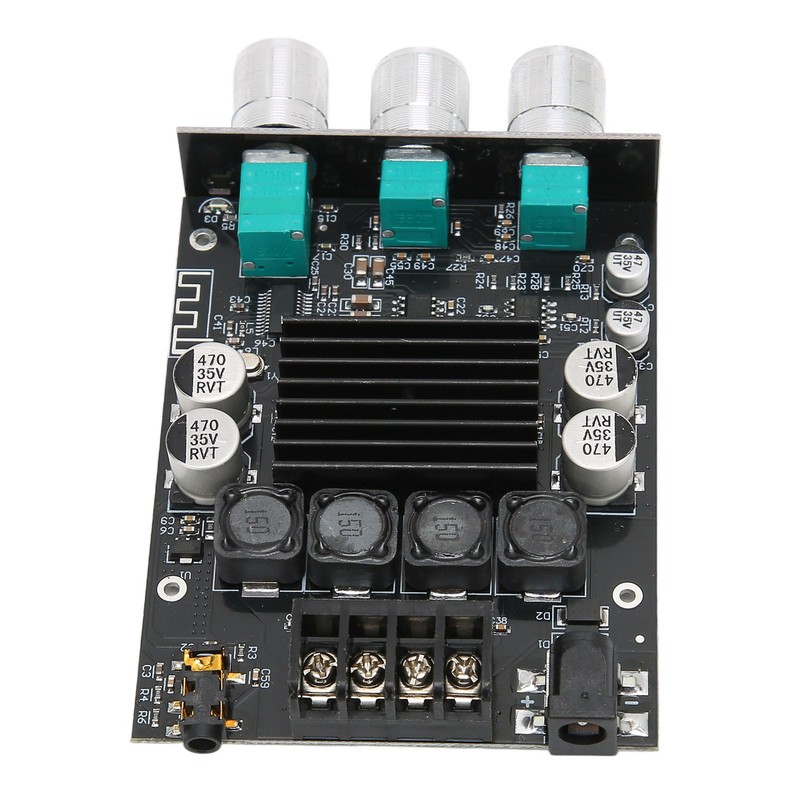 Power Amplifier Module Dual Channel Subwoofer 100Wx2 DC12‑24V BT 5.0