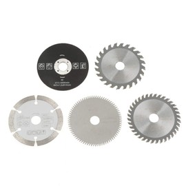 Electric Circular Saw Blade Set, Blade Saw, Circular Saw Blade, 3.3 inches (85 mm), Set of 5, Round Saw Blades, Mini Carbide Circular Saw Blades, Carbide Saw Blades, Metal Cutting Tools, Widely Used for Marble Cutting Machines, Electric Hand Saws, Sliding Table Saws